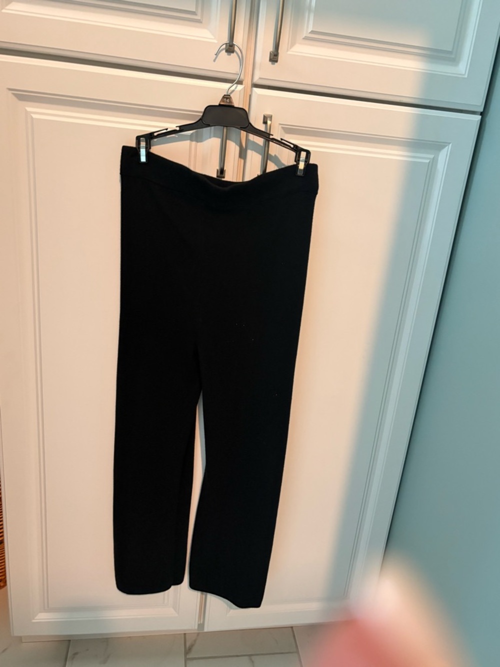Old Navy Black Straight Leg Knit Pants